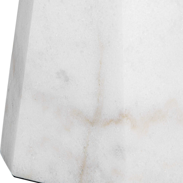 American Home Furniture Uttermost Citadel White Marble Table Lamp