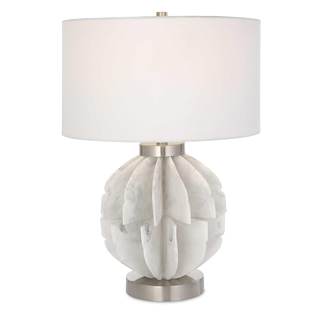 Repetition White Marble Table Lamp - AmericanHomeFurniture