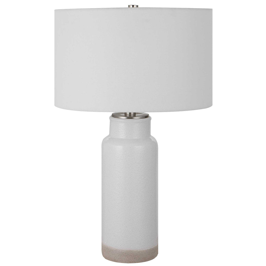 American Home Furniture Uttermost Albany White Farmhouse Table Lamp