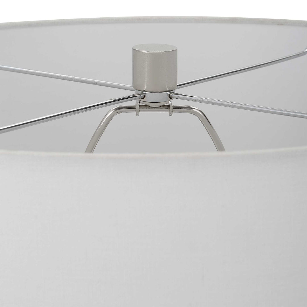 American Home Furniture Uttermost Albany White Farmhouse Table Lamp