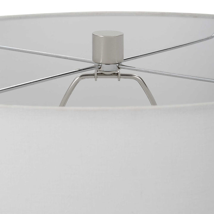 American Home Furniture Uttermost Albany White Farmhouse Table Lamp