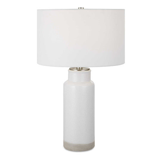 American Home Furniture Uttermost Albany White Farmhouse Table Lamp