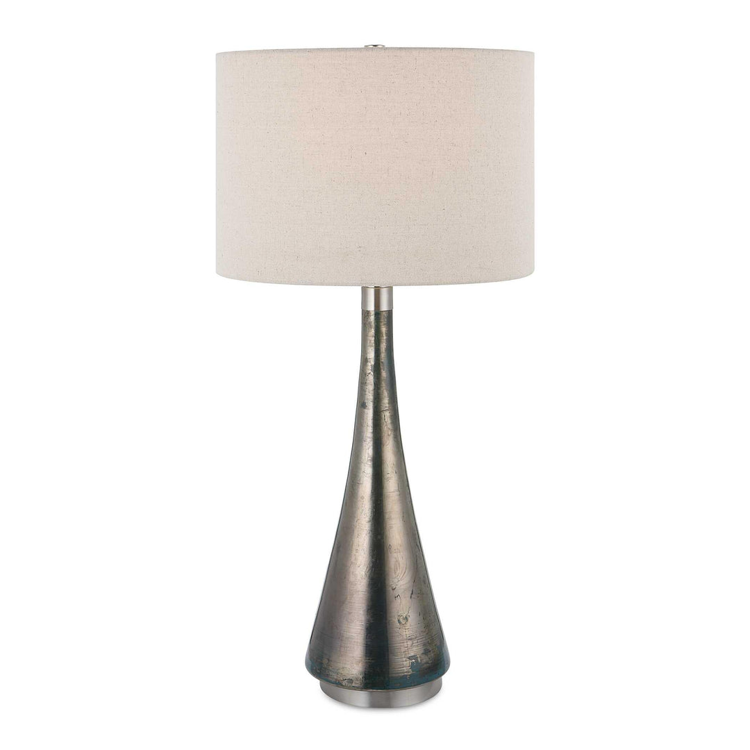Contour Metallic Glass Table Lamp - AmericanHomeFurniture