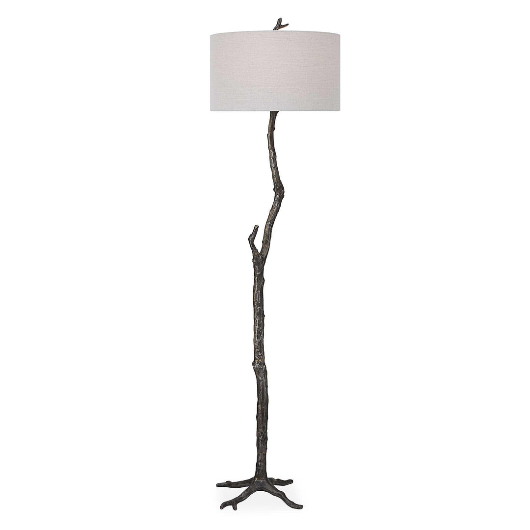 Spruce Rustic Floor Lamp - AmericanHomeFurniture
