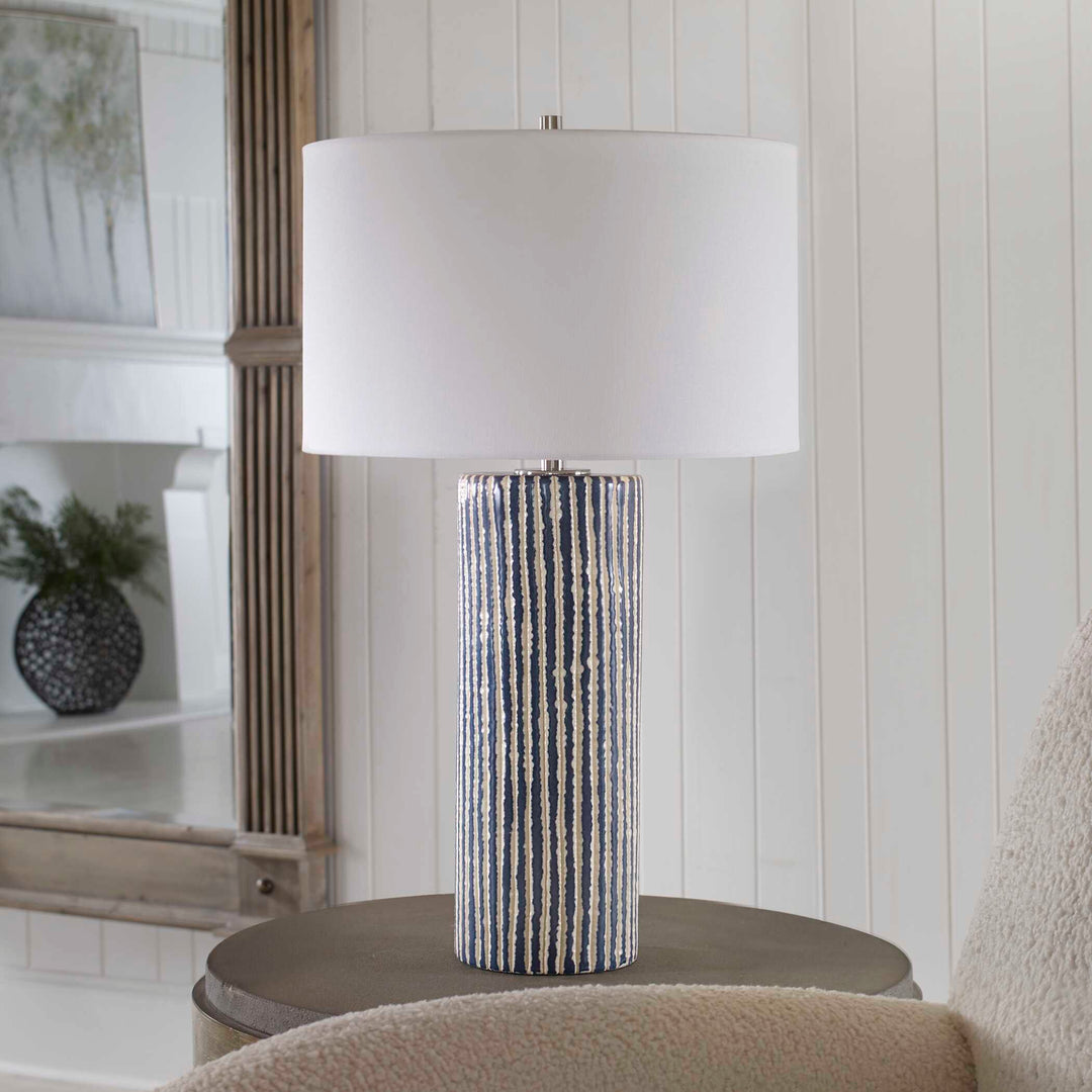 American Home Furniture Uttermost Havana Blue Table Lamp