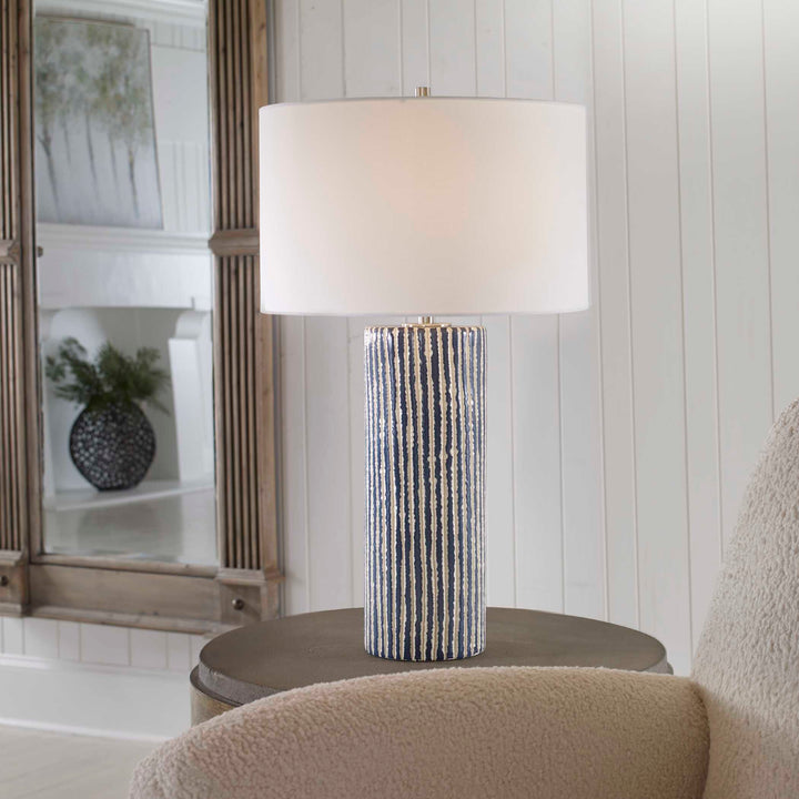 American Home Furniture Uttermost Havana Blue Table Lamp