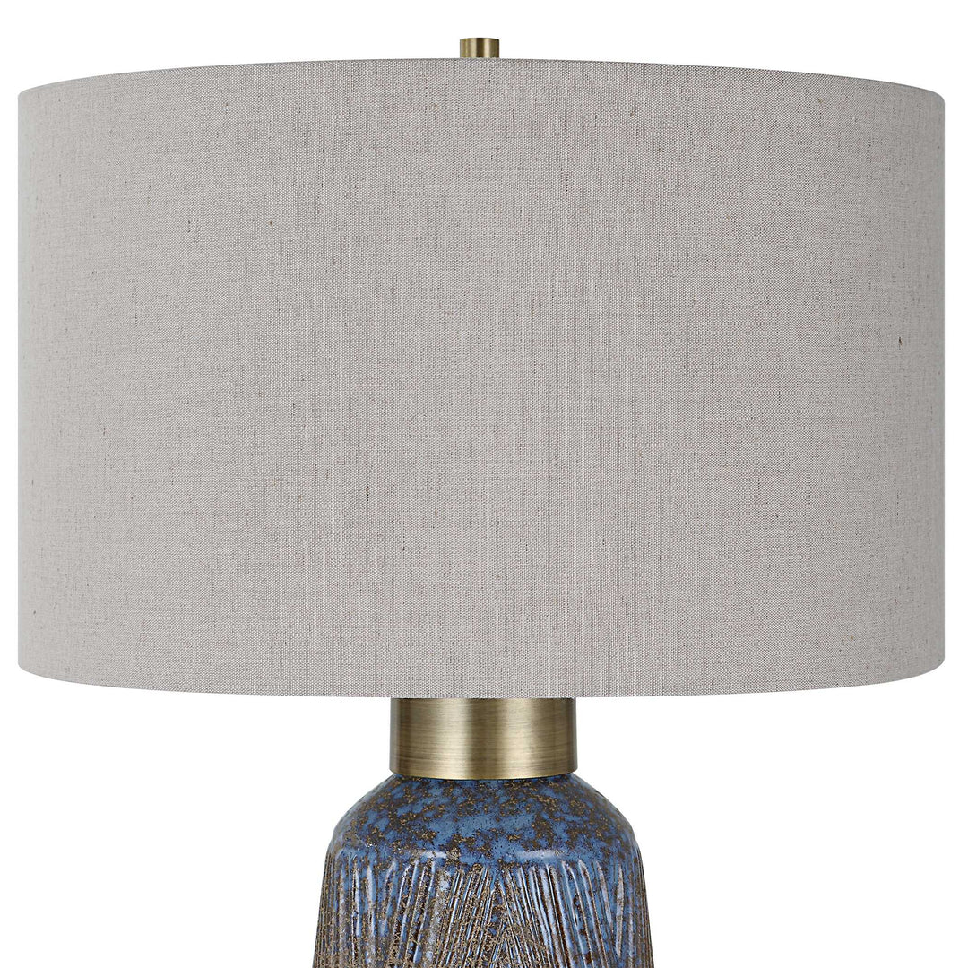 American Home Furniture Uttermost Western Sky Ceramic Table Lamp