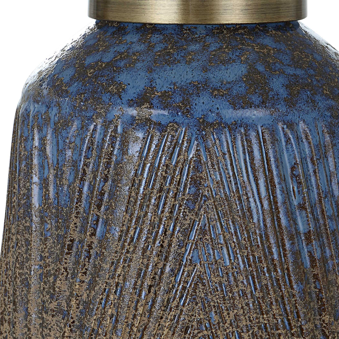 American Home Furniture Uttermost Western Sky Ceramic Table Lamp