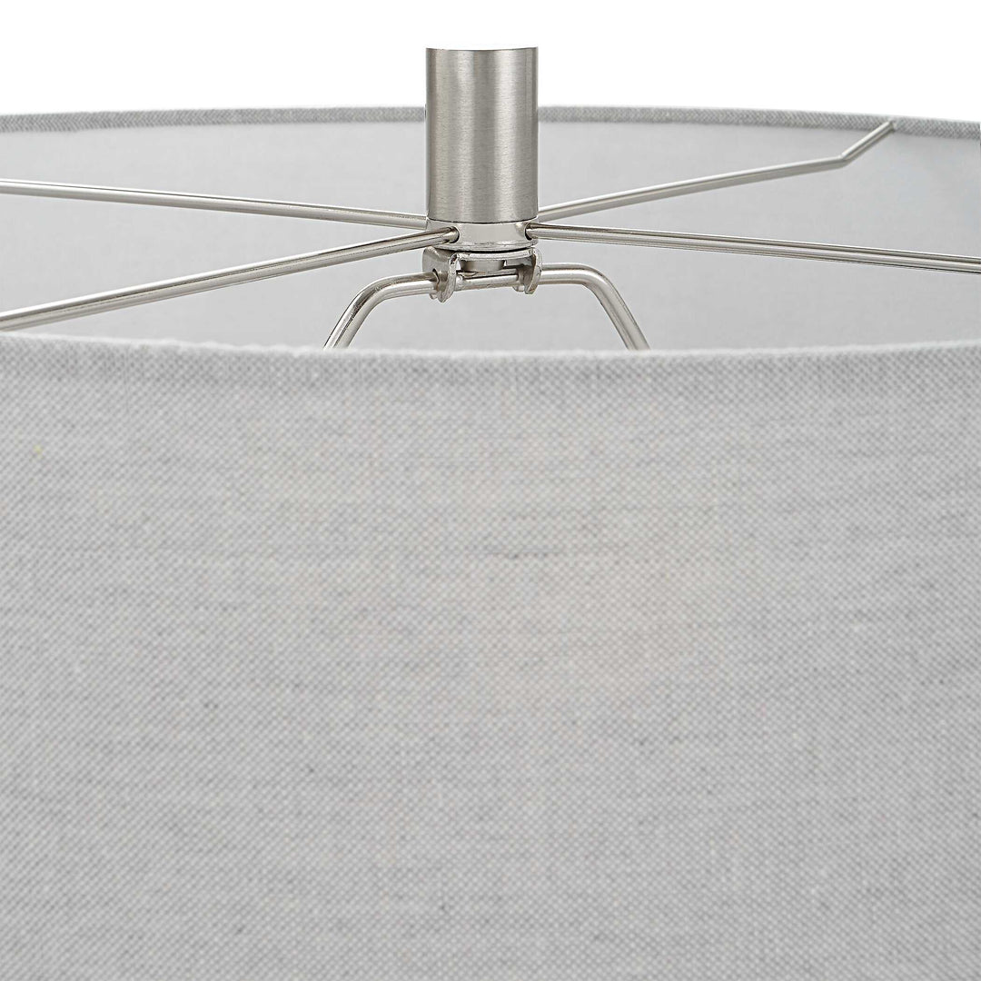 American Home Furniture Uttermost Twilight Satin Black Table Lamp