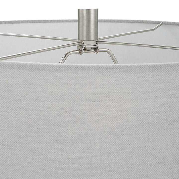 American Home Furniture Uttermost Twilight Satin Black Table Lamp