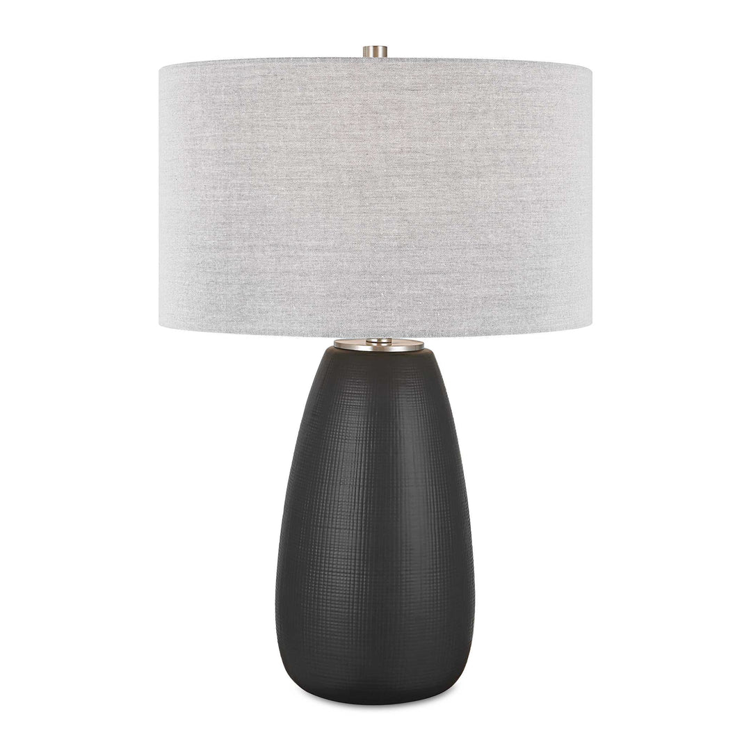 American Home Furniture Uttermost Twilight Satin Black Table Lamp