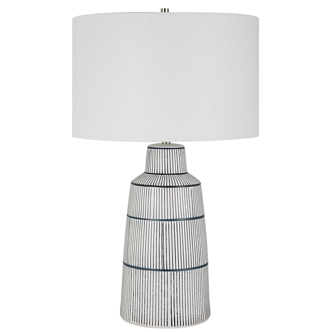 American Home Furniture Uttermost Breton Nautical Stripe Table Lamp