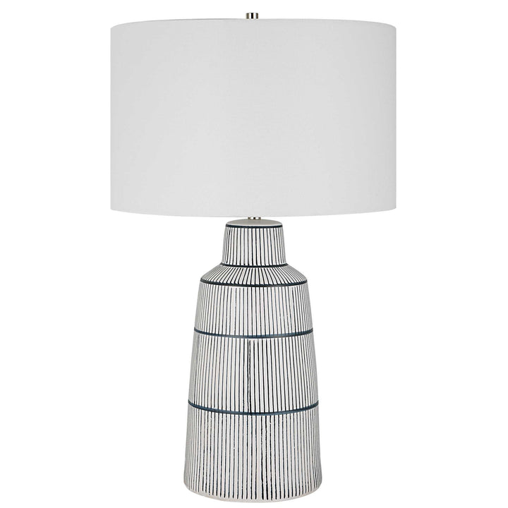 American Home Furniture Uttermost Breton Nautical Stripe Table Lamp