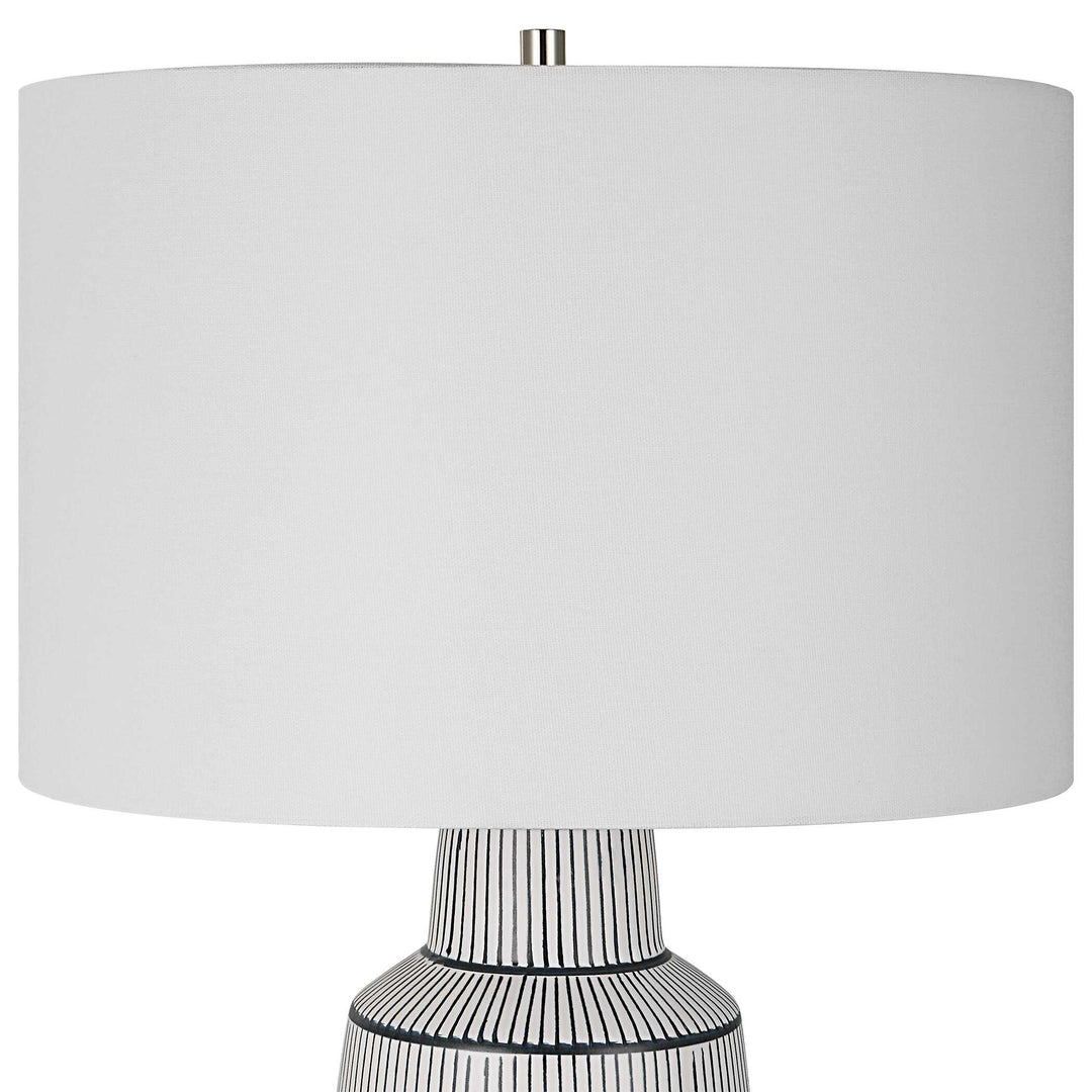 American Home Furniture Uttermost Breton Nautical Stripe Table Lamp