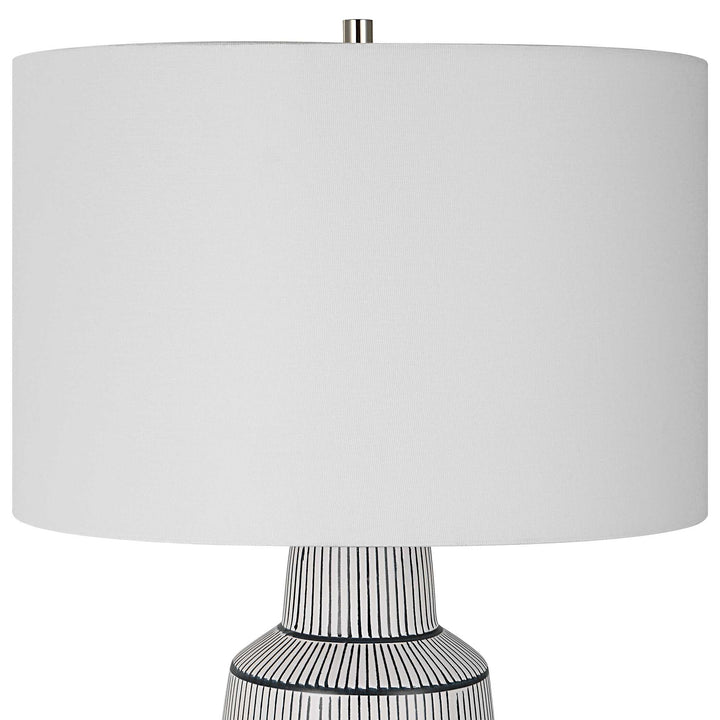 American Home Furniture Uttermost Breton Nautical Stripe Table Lamp