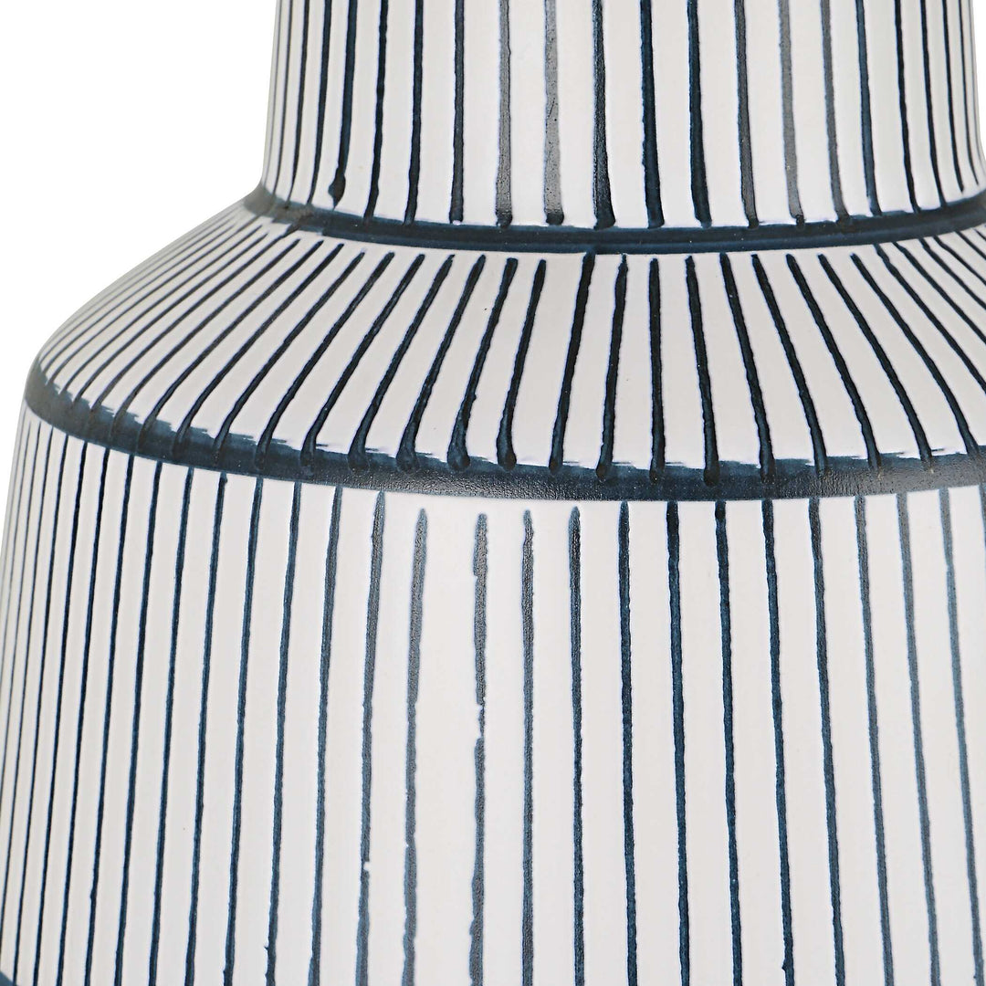 American Home Furniture Uttermost Breton Nautical Stripe Table Lamp