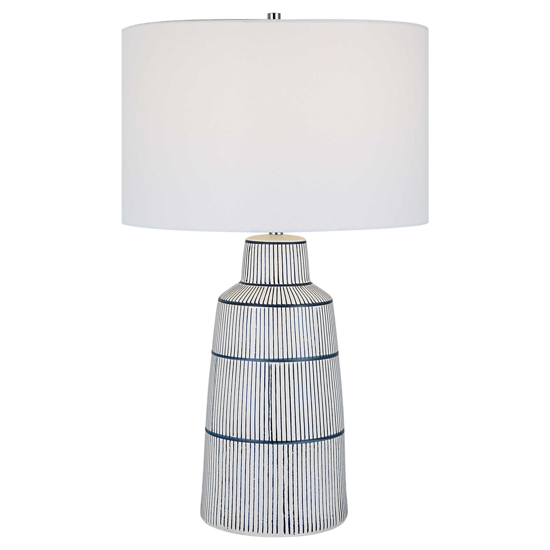 American Home Furniture Uttermost Breton Nautical Stripe Table Lamp