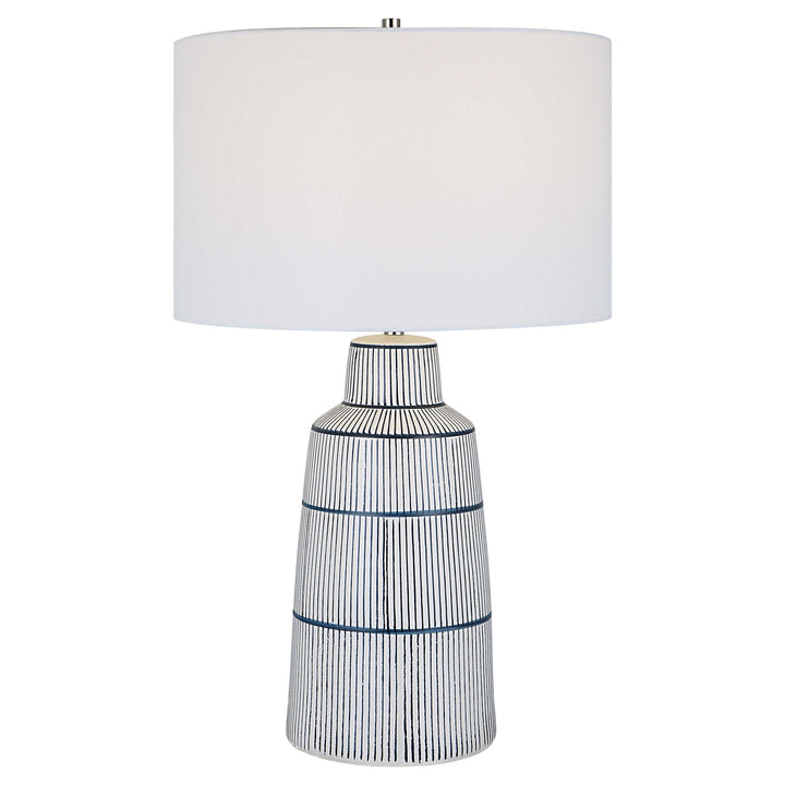 American Home Furniture Uttermost Breton Nautical Stripe Table Lamp