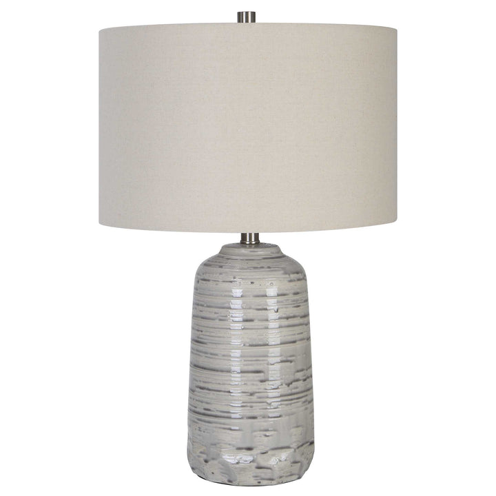American Home Furniture Uttermost Cyclone Ivory Table Lamp