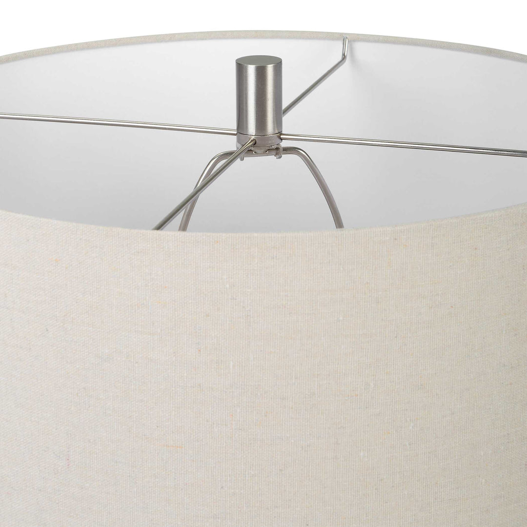 American Home Furniture Uttermost Cyclone Ivory Table Lamp