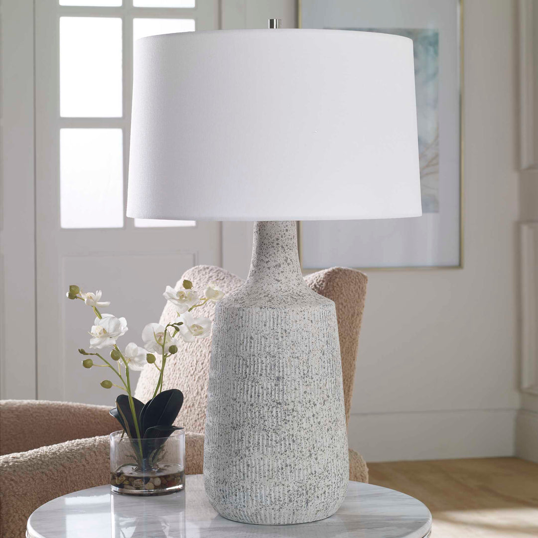 American Home Furniture Uttermost Scouts White Table Lamp