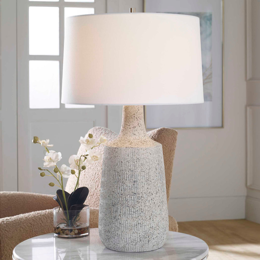 American Home Furniture Uttermost Scouts White Table Lamp