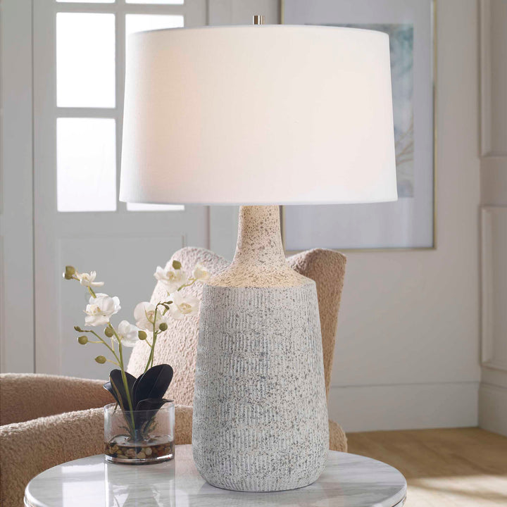 American Home Furniture Uttermost Scouts White Table Lamp