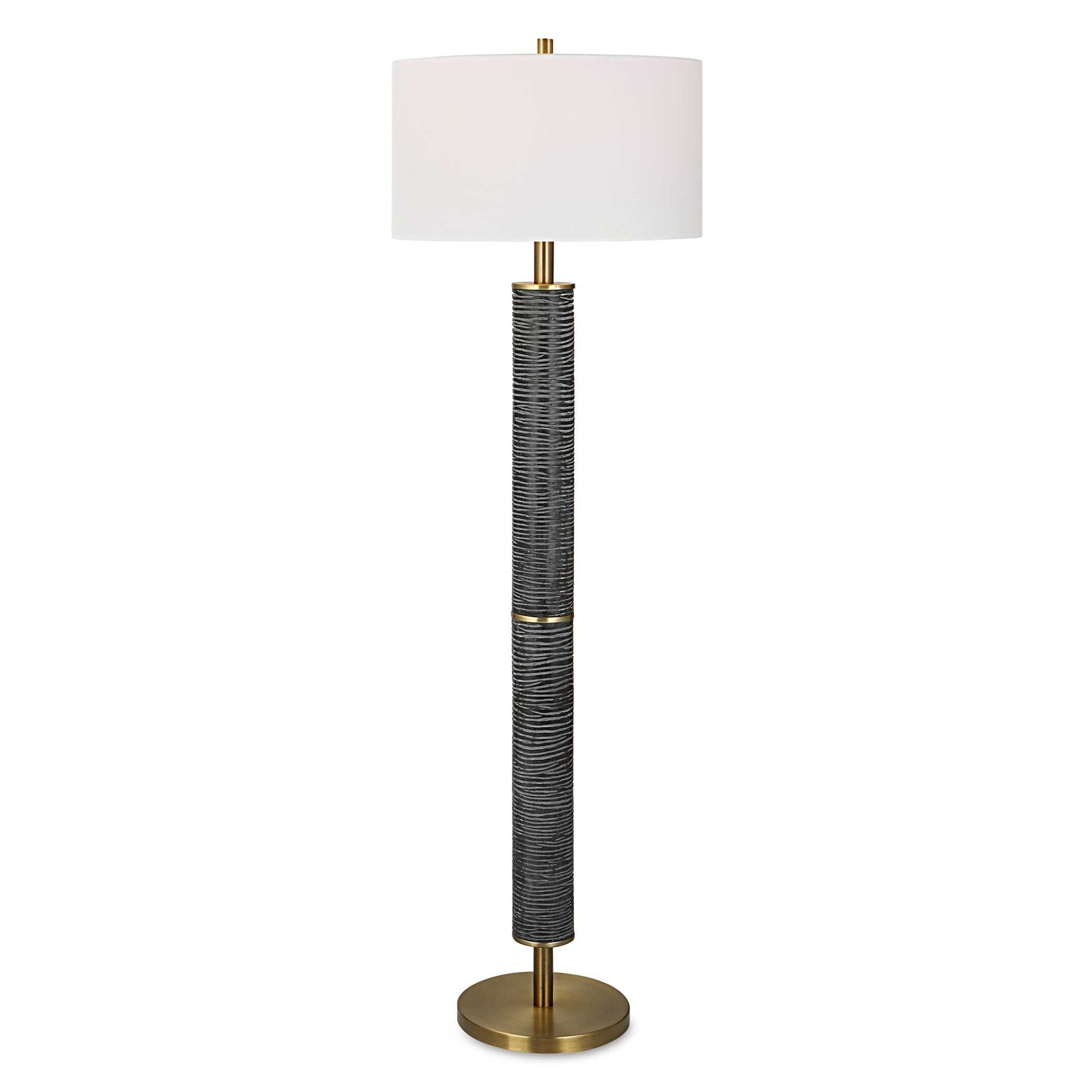 American Home Furniture Uttermost Summit Rustic Floor Lamp