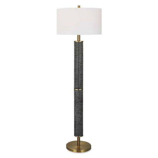 American Home Furniture Uttermost Summit Rustic Floor Lamp