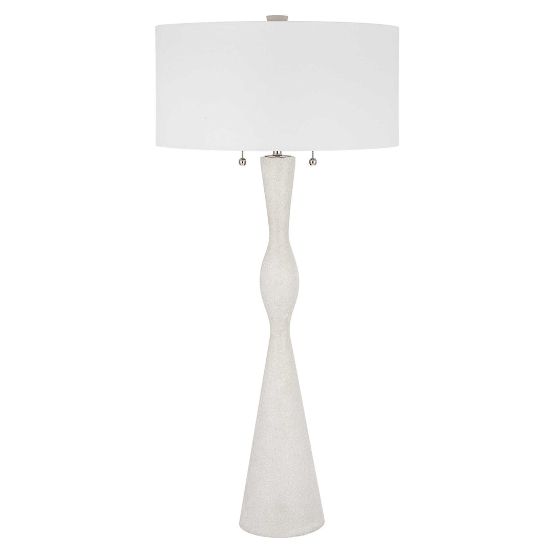 American Home Furniture Uttermost Sharma Ivory Stone Table Lamp