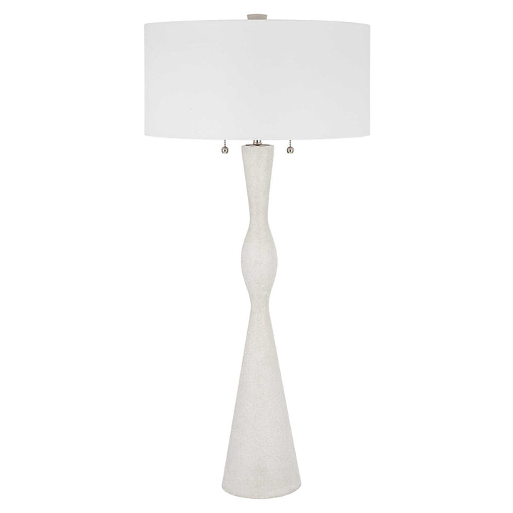 American Home Furniture Uttermost Sharma Ivory Stone Table Lamp