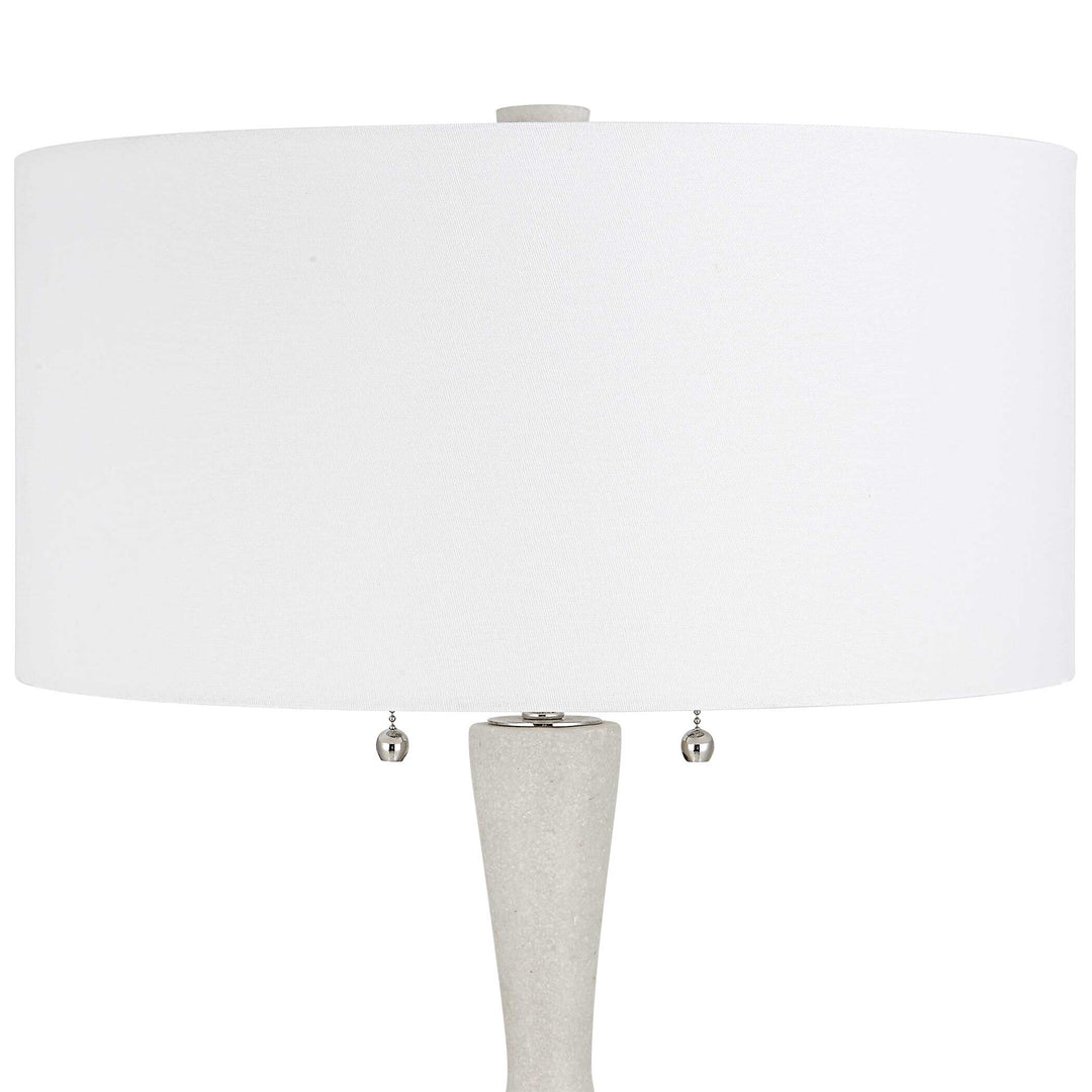 American Home Furniture Uttermost Sharma Ivory Stone Table Lamp