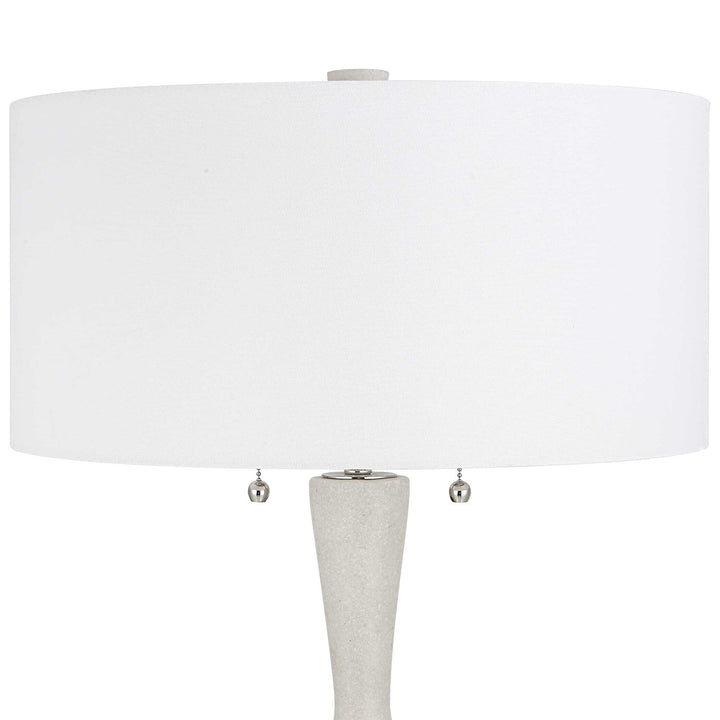 American Home Furniture Uttermost Sharma Ivory Stone Table Lamp