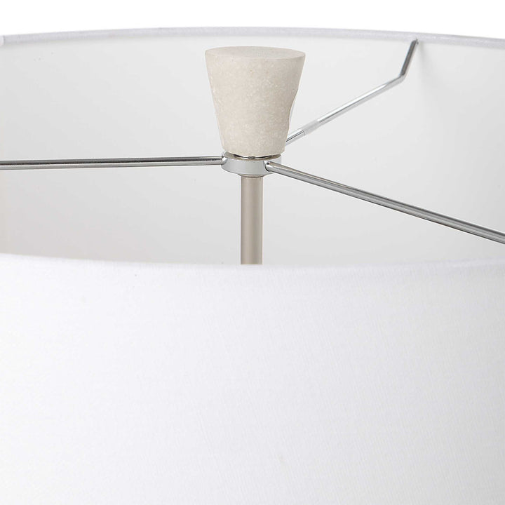 American Home Furniture Uttermost Sharma Ivory Stone Table Lamp