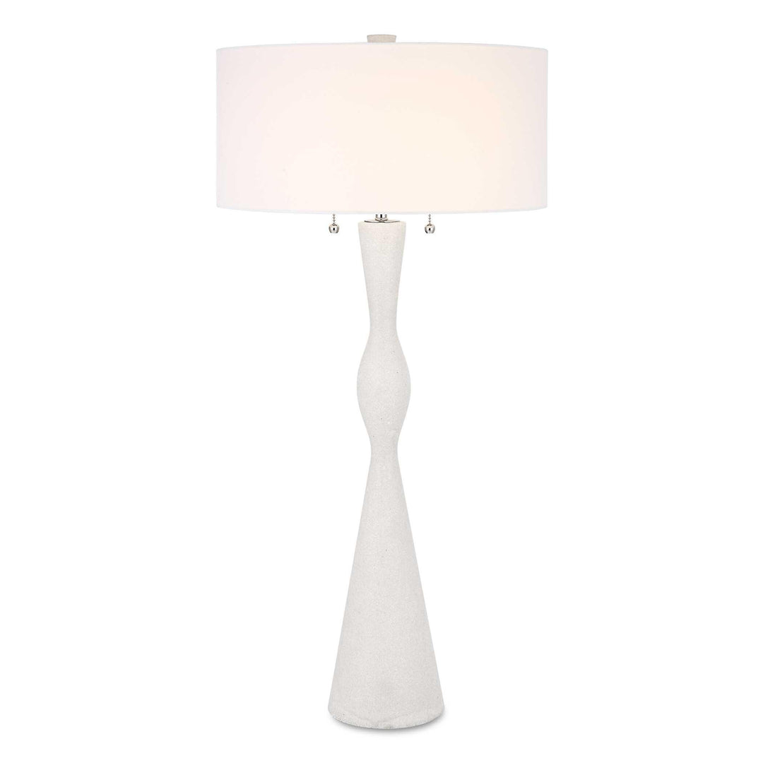 Sharma Ivory Stone Table Lamp - AmericanHomeFurniture