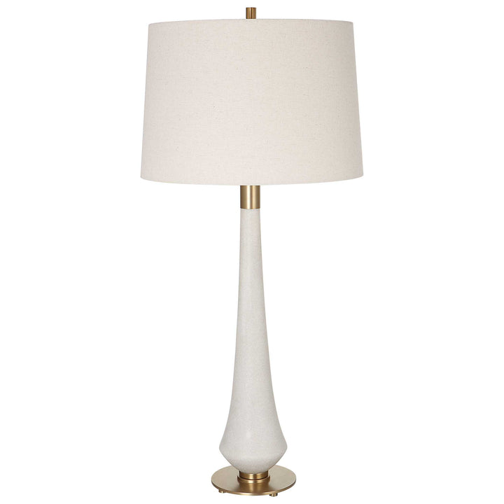 American Home Furniture Uttermost Marille Ivory Stone Table Lamp