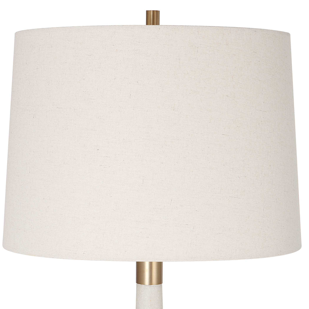 American Home Furniture Uttermost Marille Ivory Stone Table Lamp