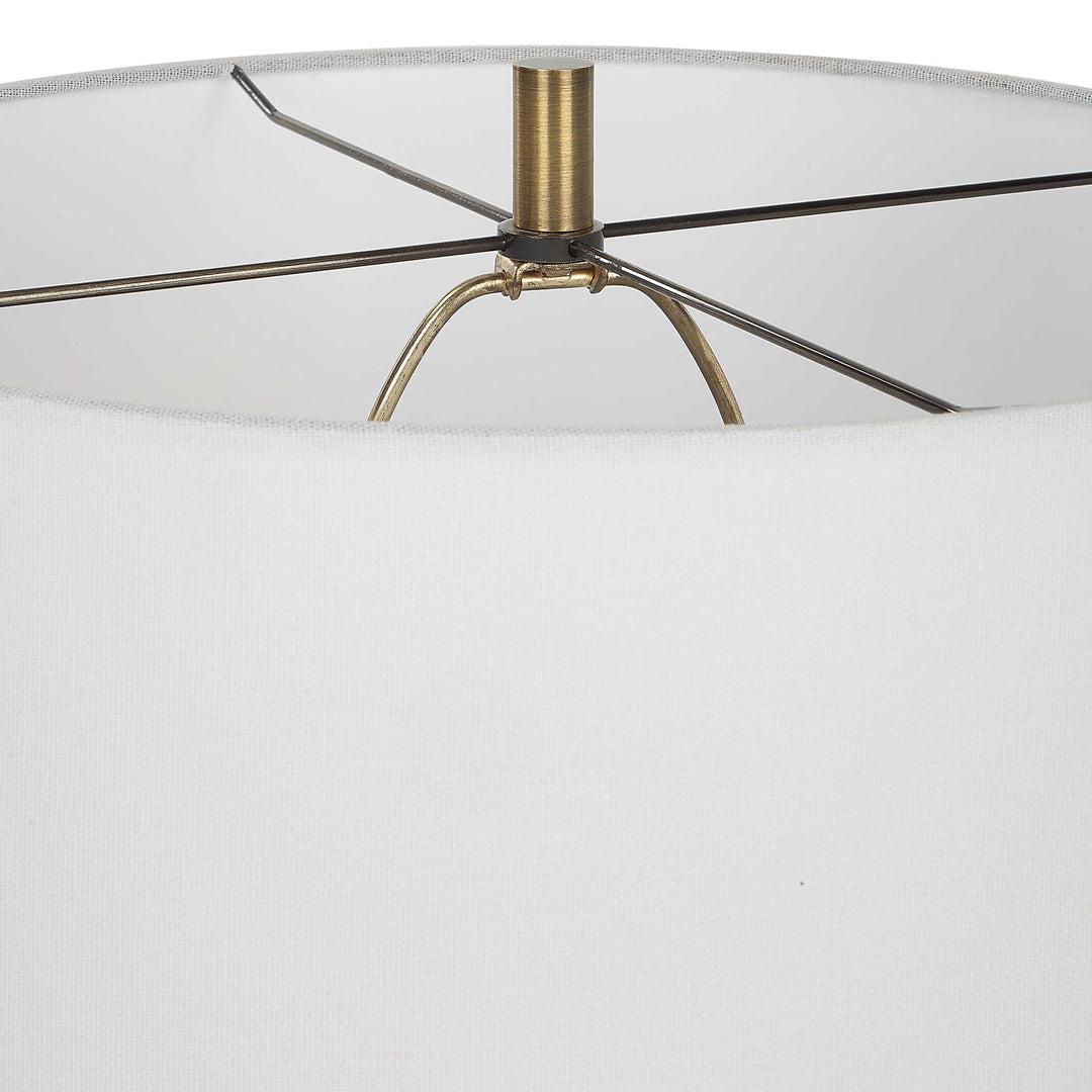 American Home Furniture Uttermost Veston Blue Glaze Table Lamp