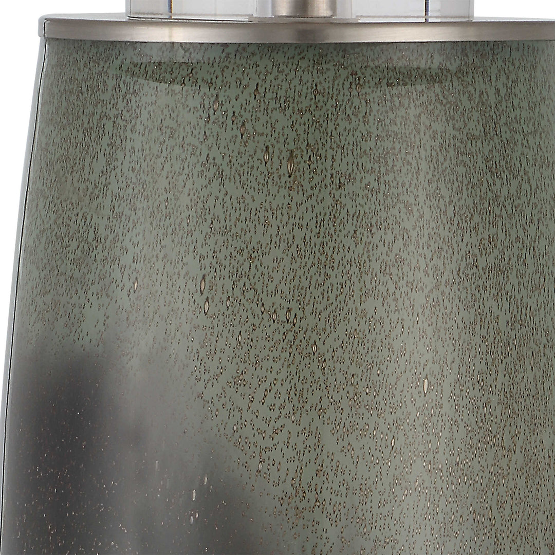 American Home Furniture Uttermost Campa Gray-Blue Table Lamp