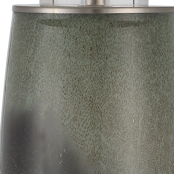 American Home Furniture Uttermost Campa Gray-Blue Table Lamp