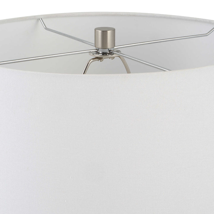 American Home Furniture Uttermost Campa Gray-Blue Table Lamp
