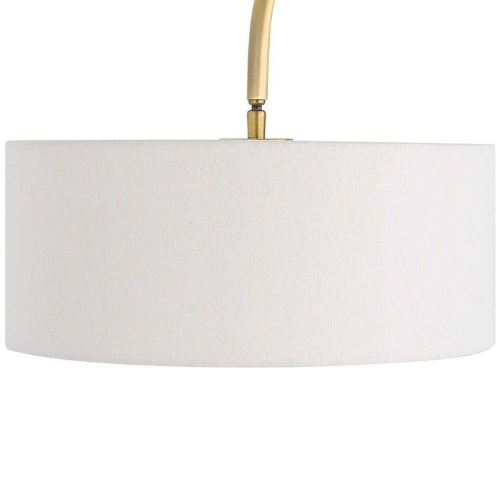 American Home Furniture Uttermost Huxford Brass Arch Floor Lamp