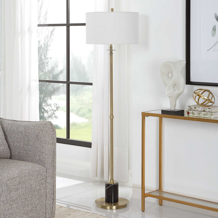 American Home Furniture Uttermost Guard Brass Floor Lamp