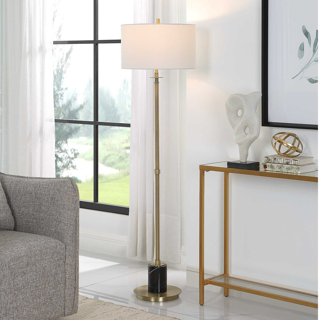 American Home Furniture Uttermost Guard Brass Floor Lamp