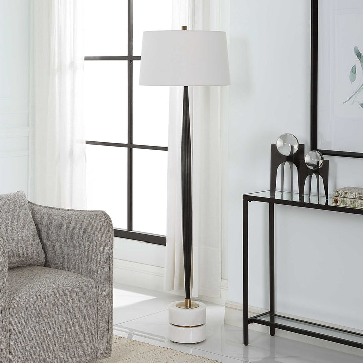 American Home Furniture Uttermost Miraz Iron Floor Lamp