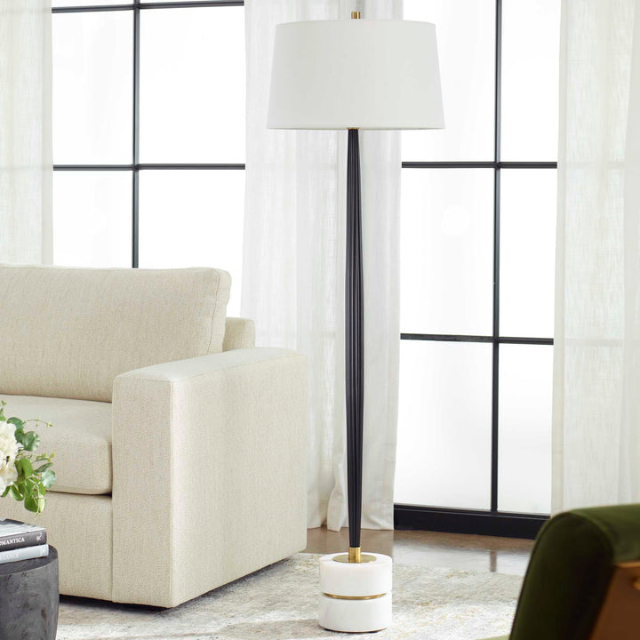 American Home Furniture Uttermost Miraz Iron Floor Lamp