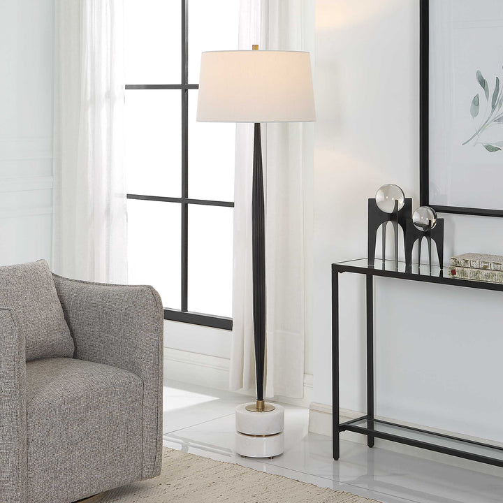 American Home Furniture Uttermost Miraz Iron Floor Lamp