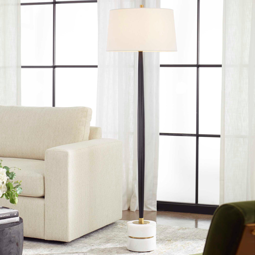 American Home Furniture Uttermost Miraz Iron Floor Lamp