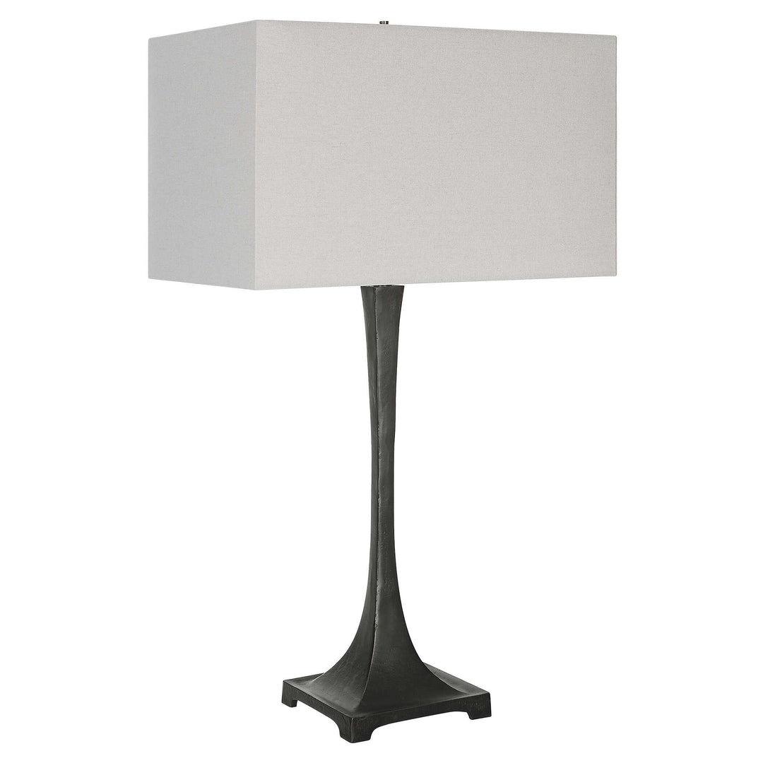 American Home Furniture Uttermost Reydan Tapered Iron Table Lamp