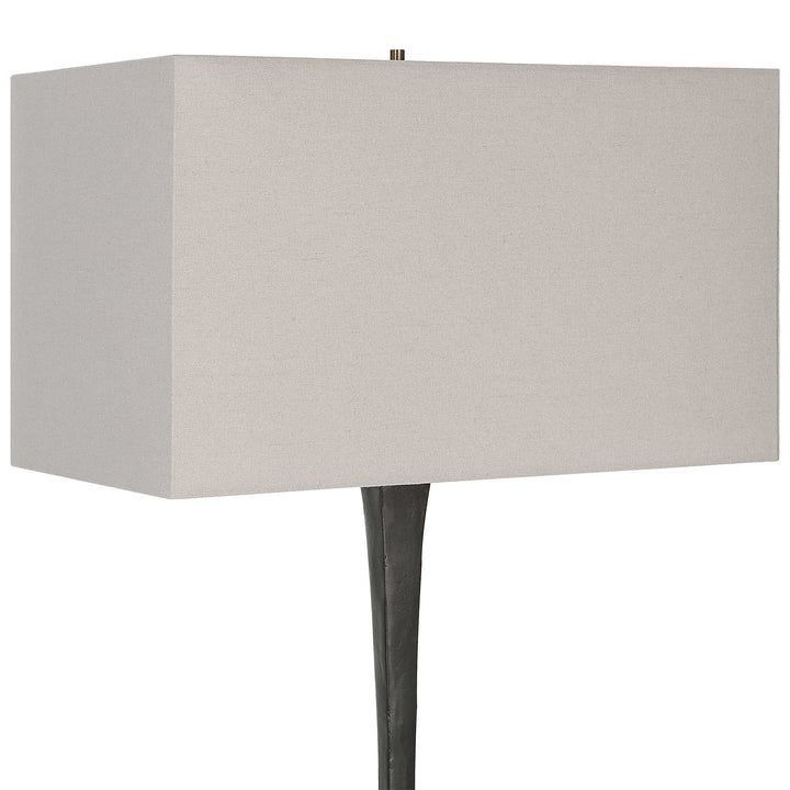 American Home Furniture Uttermost Reydan Tapered Iron Table Lamp